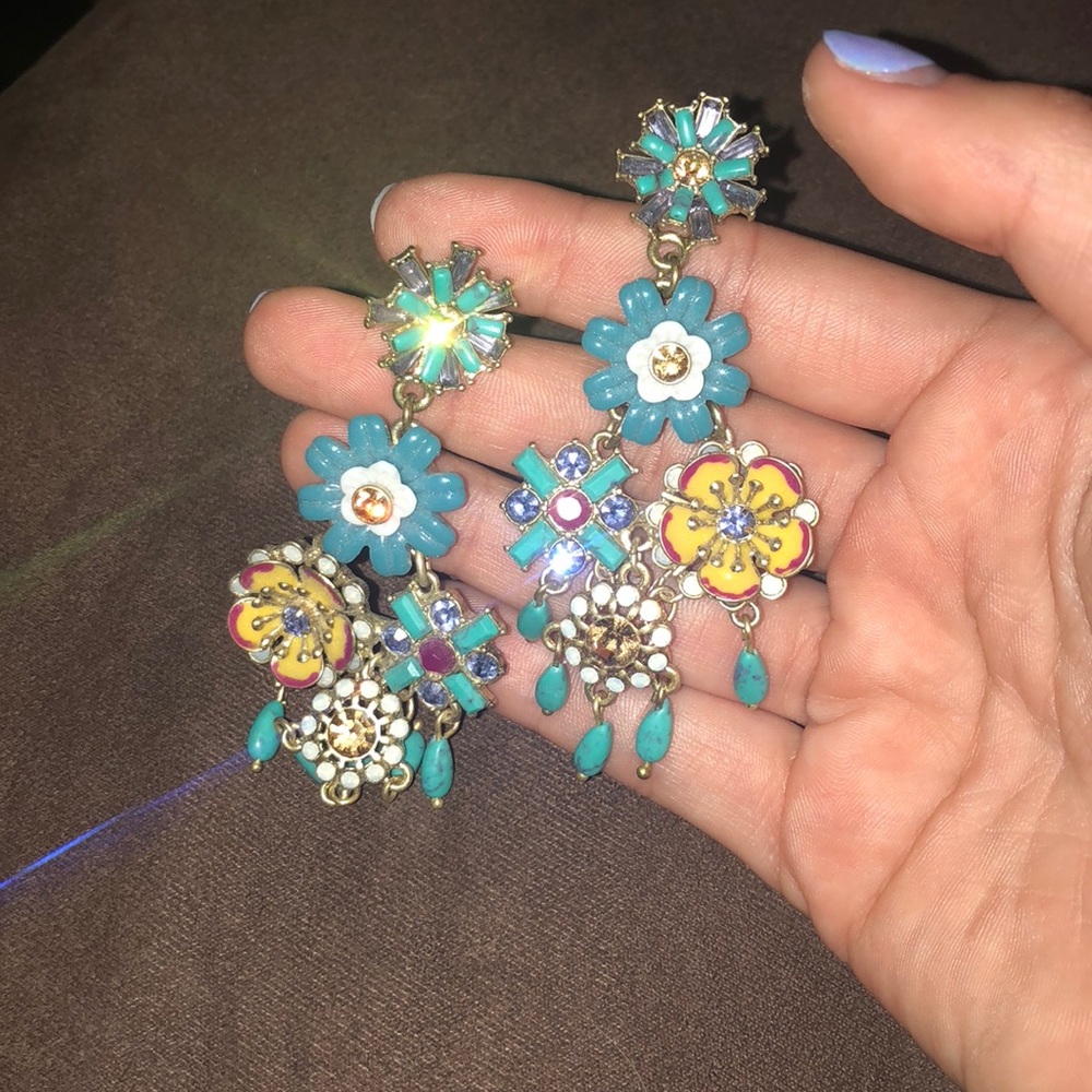 Floral earrings